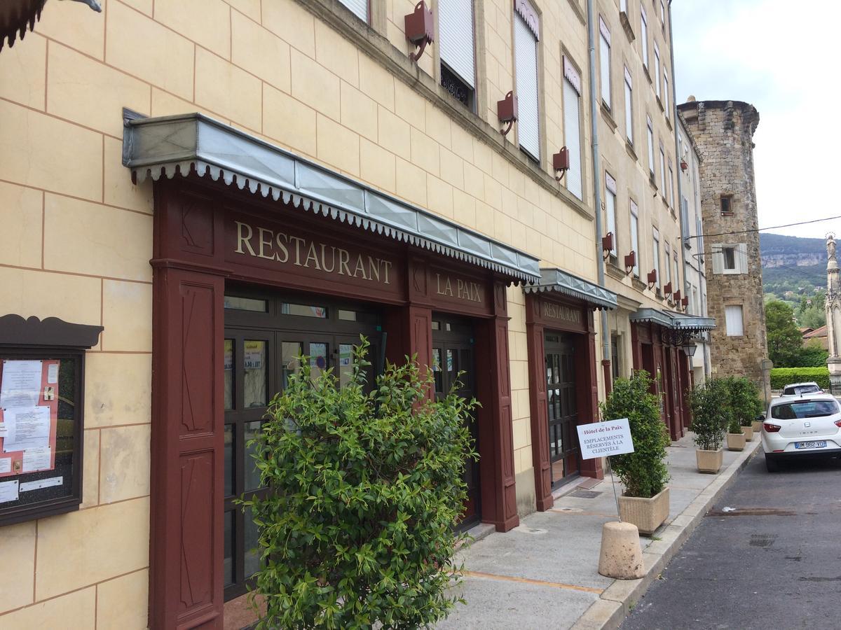 Logis Hotel Restaurant De La Paix Lodève Zewnętrze zdjęcie