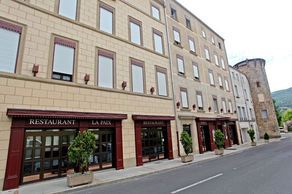 Logis Hotel Restaurant De La Paix Lodève Zewnętrze zdjęcie